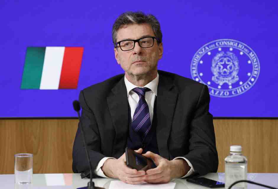 Giancarlo Giorgetti - foto Ansa