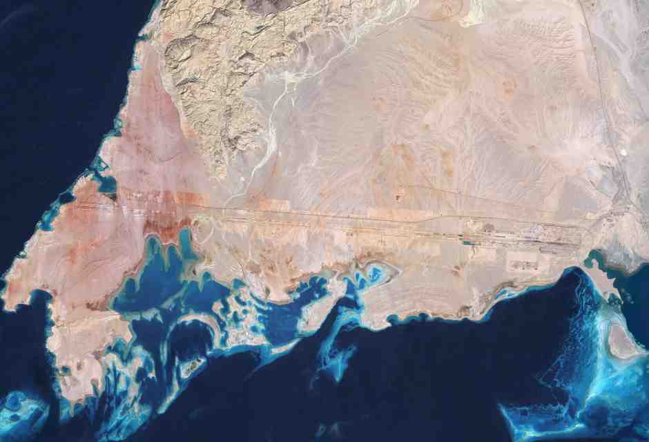 Un'immagine rendering del progetto Neom, dove sorge anche The Line - foto via Getty Images