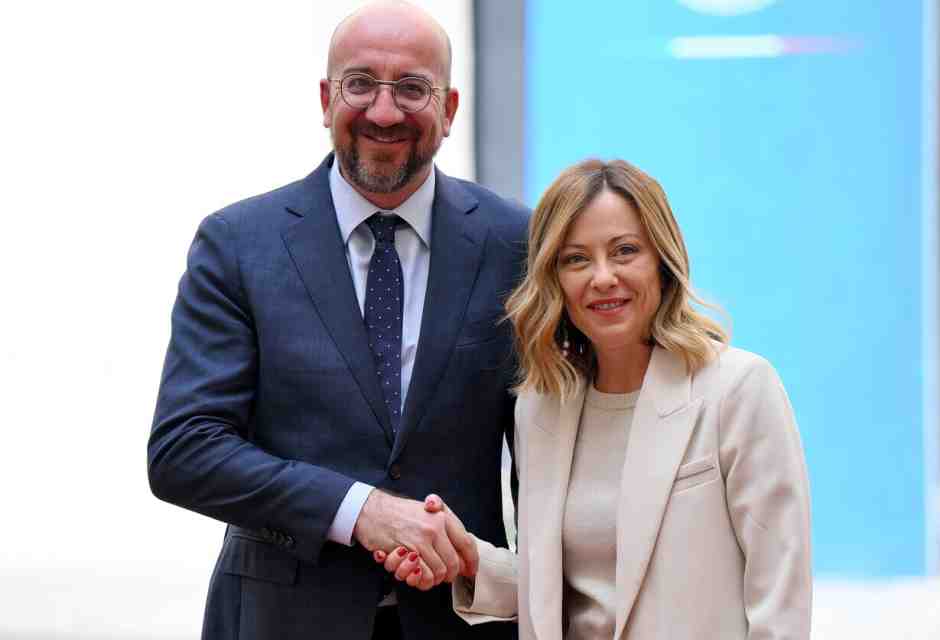 Michel dopo aver incontrato Meloni non chiude all'ipotesi Draghi ai vertici della Ue