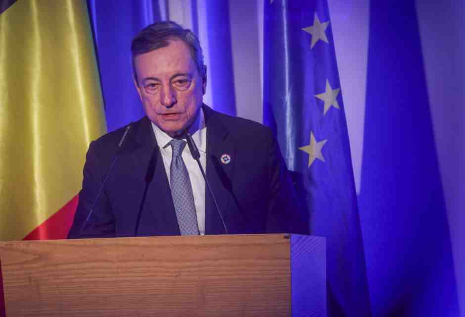 Mario Draghi - foto Ansa