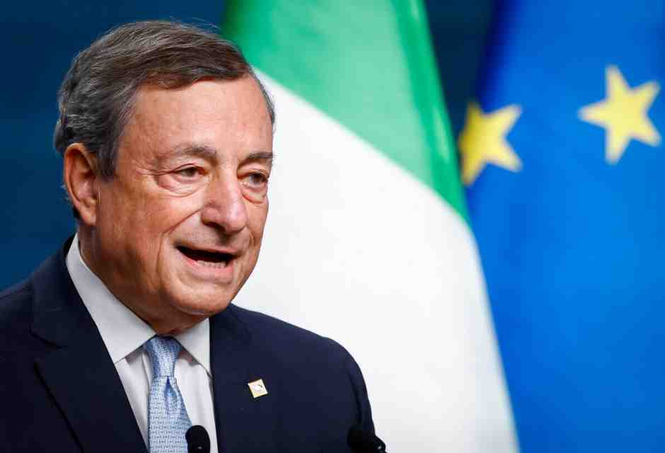 Mario Draghi - foto Ansa