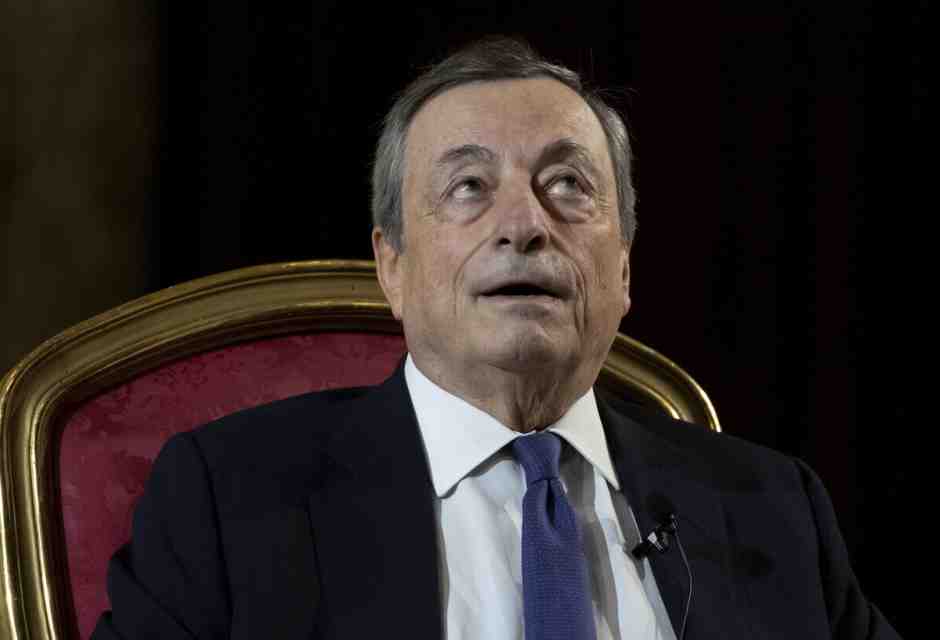 Mario Draghi - foto Ansa