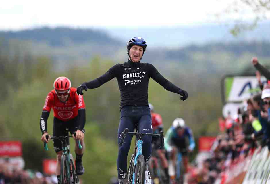 La vittoria di Stephen Williams alla Freccia Vallone 2024 (foto di&nbsp;Dario Belingheri per Getty Images)<br />