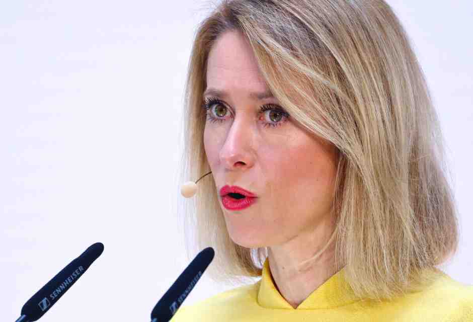&nbsp;Kaja Kallas - foto Ansa