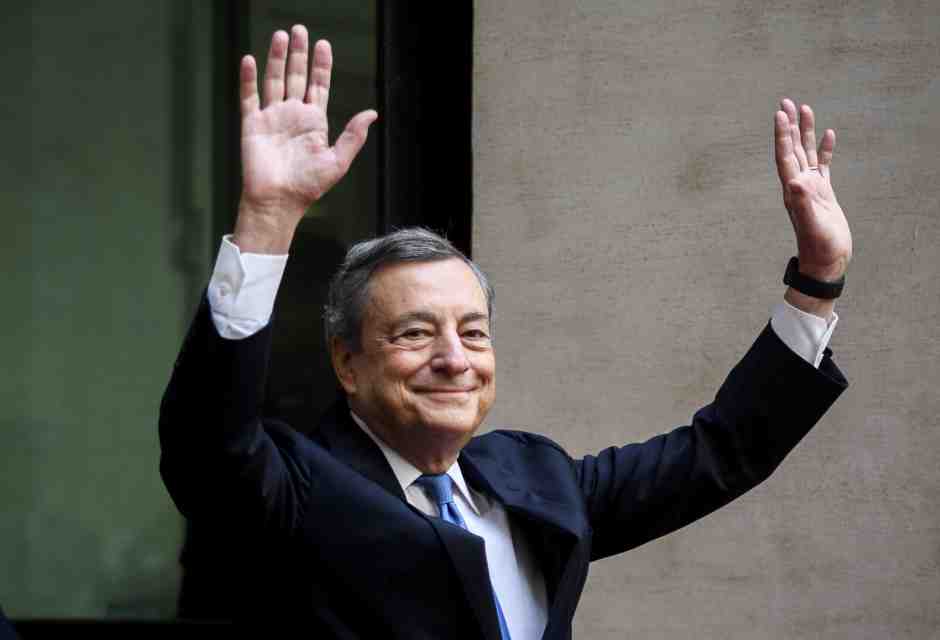 Mario Draghi - foto via Getty Images