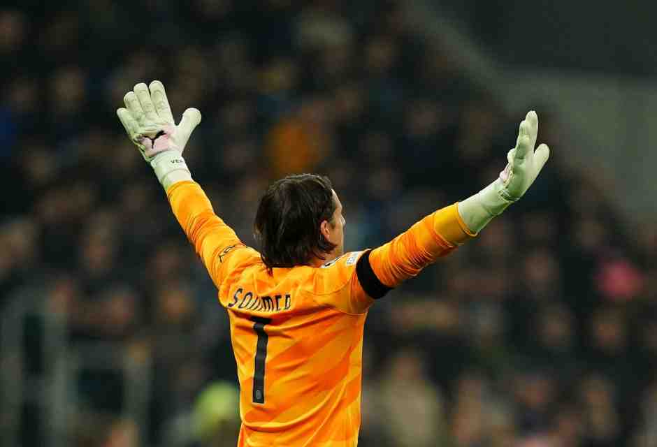 ll portiere dell'Inter Yann Sommer (foto LaPresse)