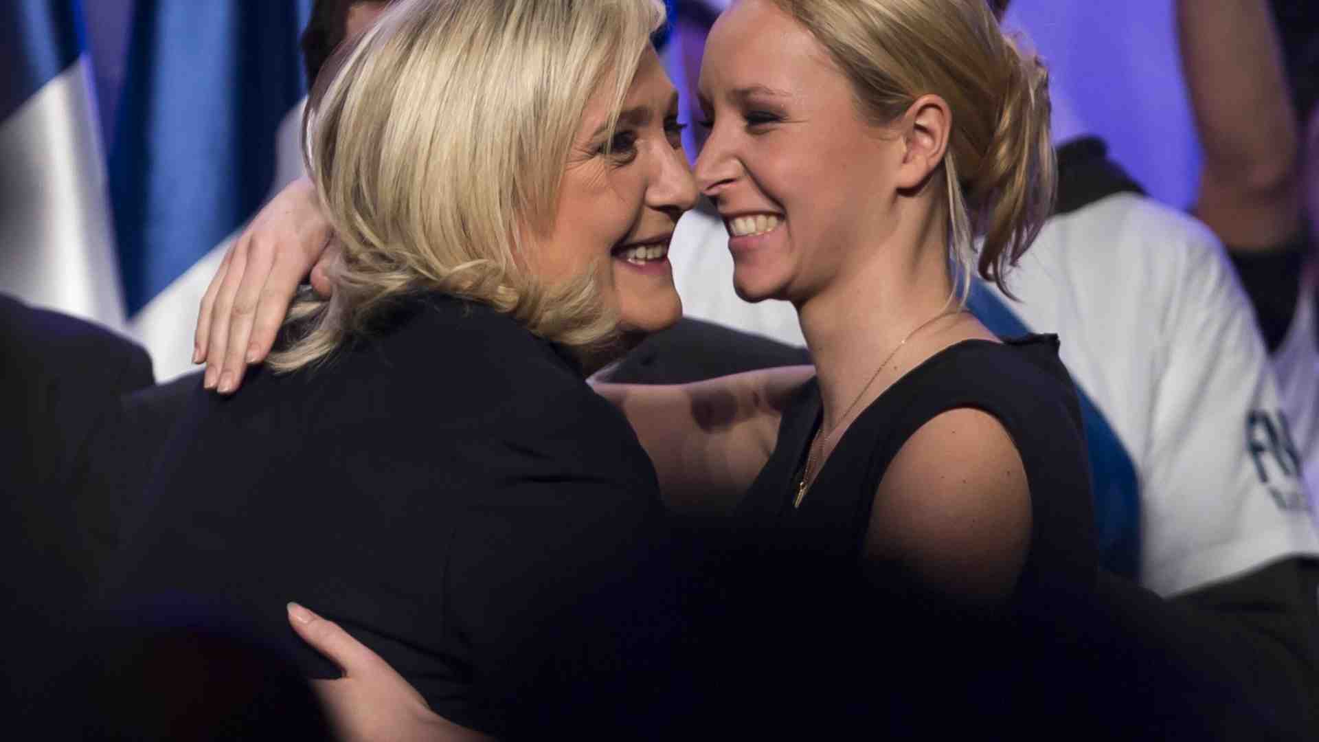 Immagine di Scossoni nel sovranismo francese, con Le Pen e nipotina più vicine