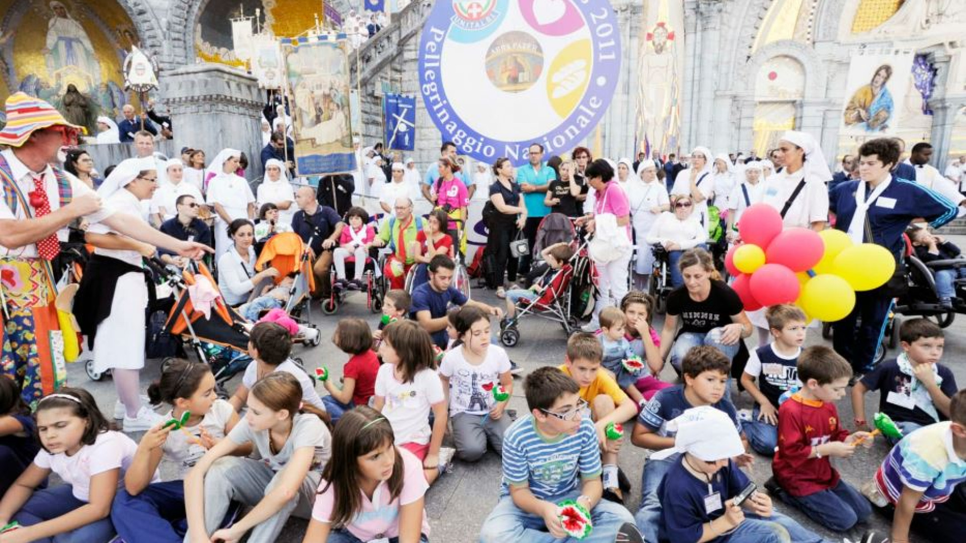 Immagine di Unitalsi. Due treni di bambini in pellegrinaggio a Lourdes