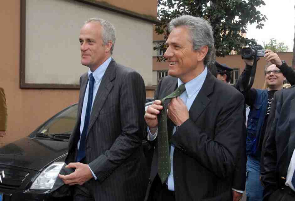 Francesco Carducci nel 2007 con Francesco Rutelli (foto LaPresse)