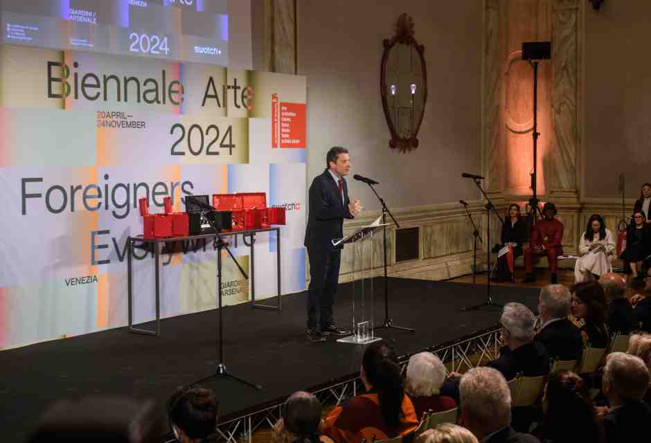 &nbsp;L'inaugurazione della Biennale di Venezia - foto via Getty Images
