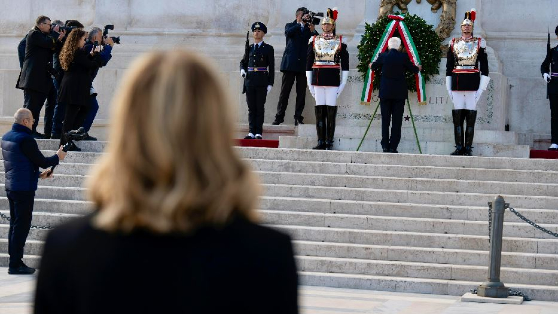 Immagine di Meloni: la fine del fascismo pose le basi per la democrazia
