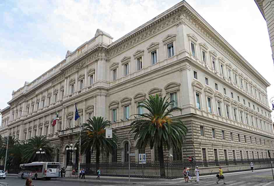 Palazzo Koch, sede della Banca d'Italia (Wikimedia)