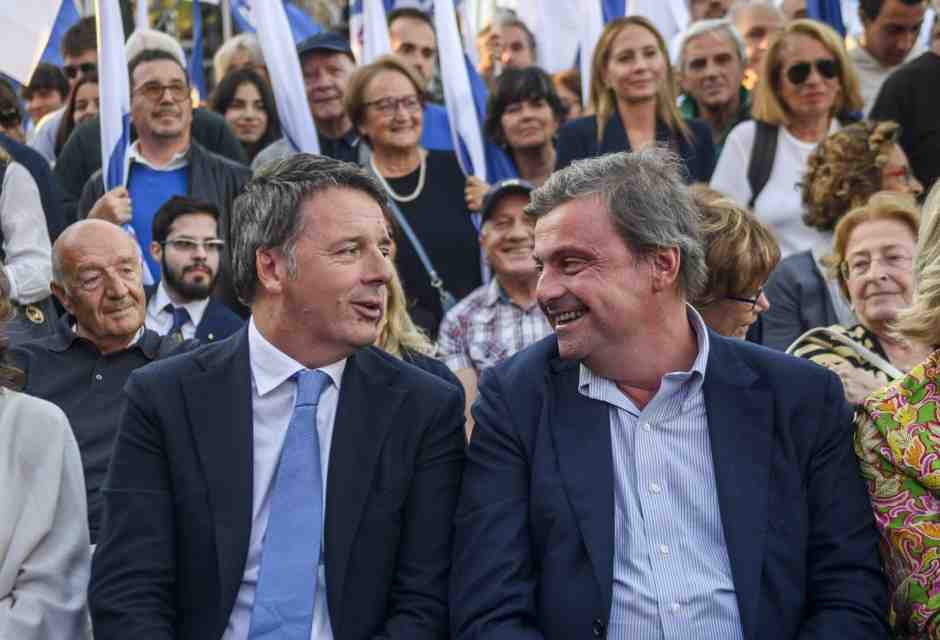 &nbsp;Matteo Renzi e Carlo Calenda - foto via Getty Images