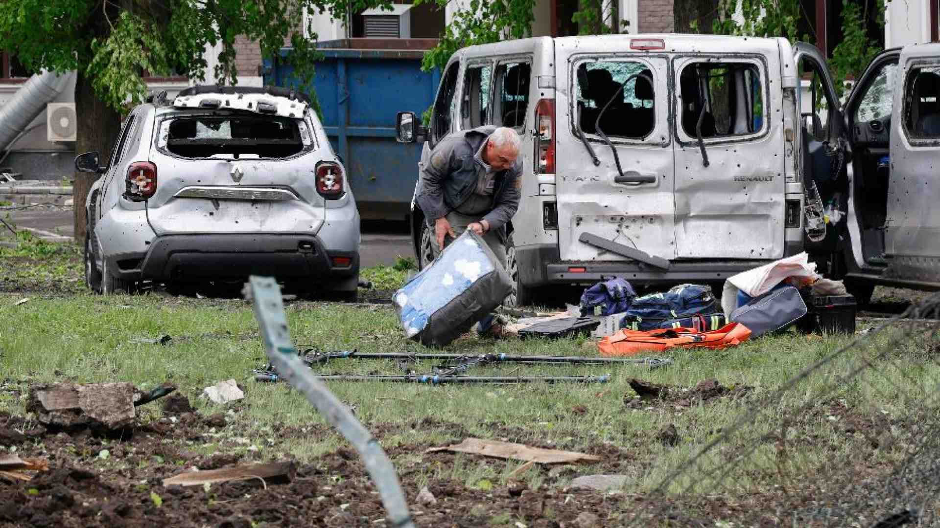 Immagine di Raid russi sulle centrali elettriche. E dagli Usa arrivano altri Patriot