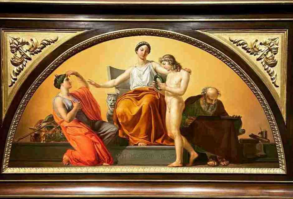 <span style="font-size: 13px;"><i>La Virt&ugrave; accarezza il Merito e allontana l&rsquo;Ignoranza al cospetto dello Studio di Pelagio Palagi (1775-1860) e Francesco Hayez (1791-1882)</i></span>