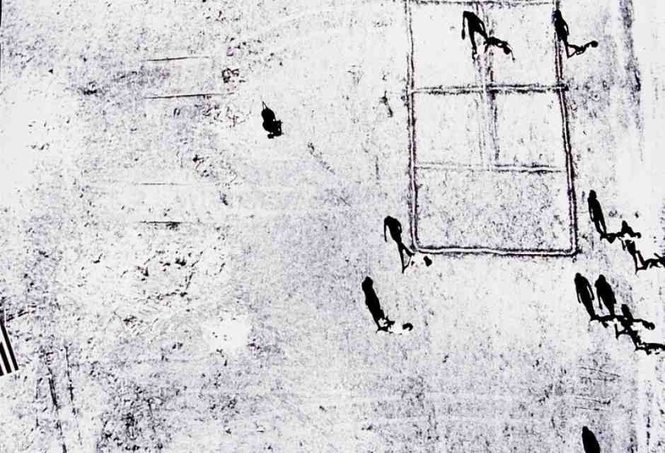 L'opera ''Il mare dei miei racconti'' di Mario Giacomelli. Foto Ansa&nbsp;<br />