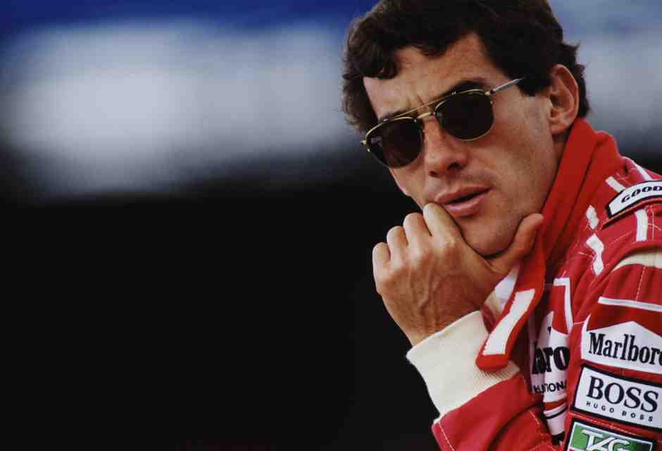 &nbsp;Ayrton Senna - foto via Getty Images