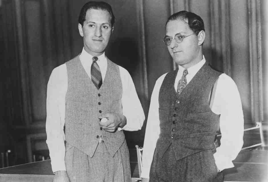 &nbsp;George e Ira Gershwin - foto via Getty Images