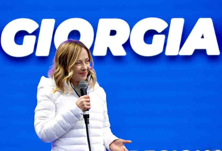 &nbsp;La premieri Giorgia Meloni - foto LaPresse