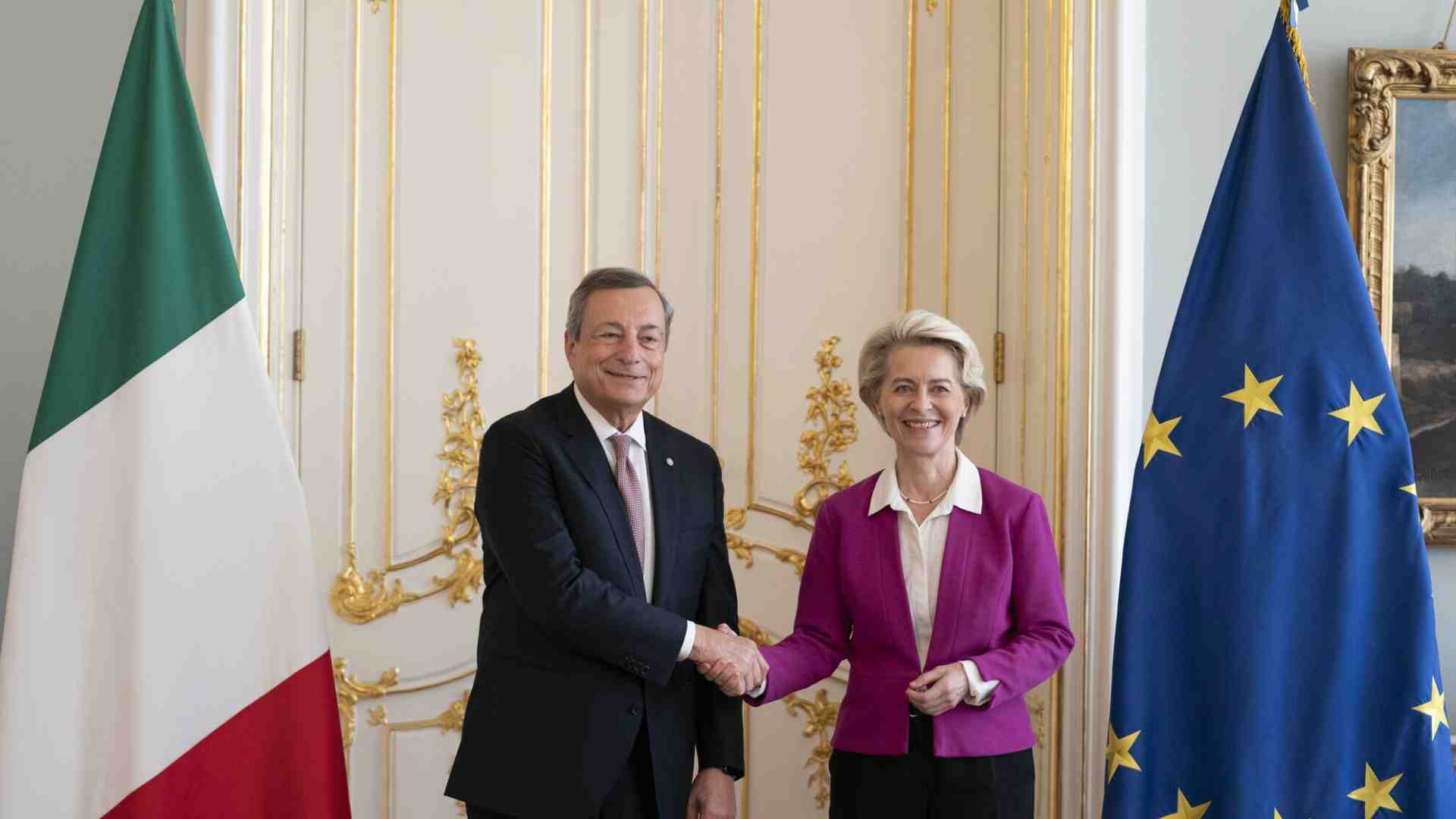 Immagine di Incontro riservato questa mattina a Bruxelles tra Mario Draghi e Ursula von der Leyen