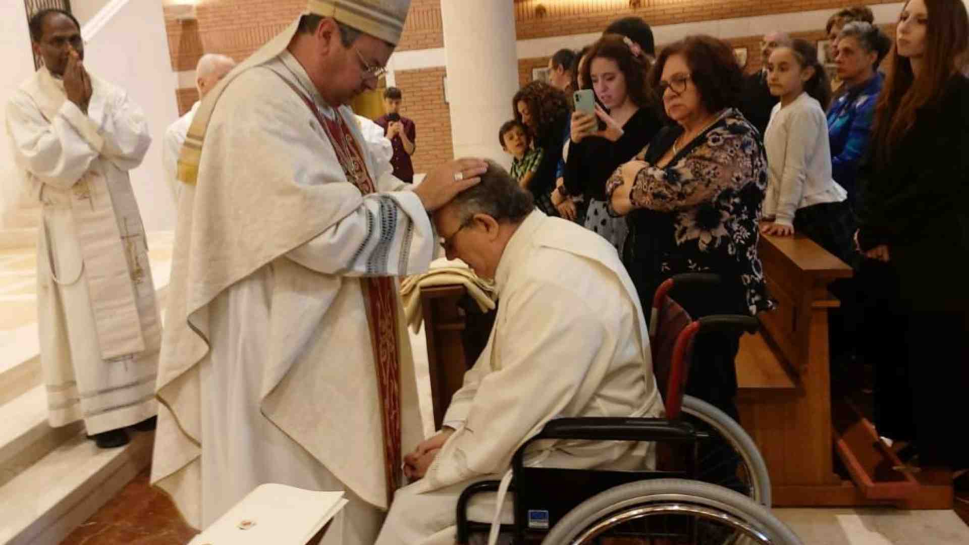 Immagine di Malato oncologico ordinato diacono al Campus Biomedico