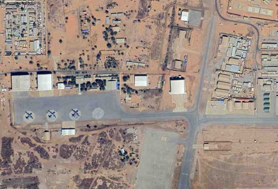  La Base 101 ripresa dal satellite (Google Earth)