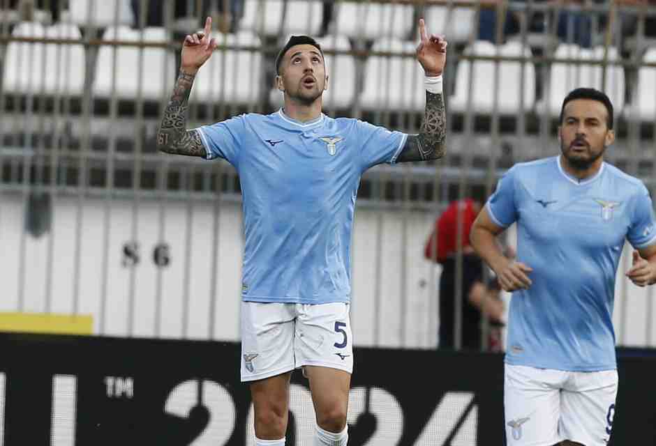Il centrocampista della Lazio, Matias Vecino (foto LaPresse)