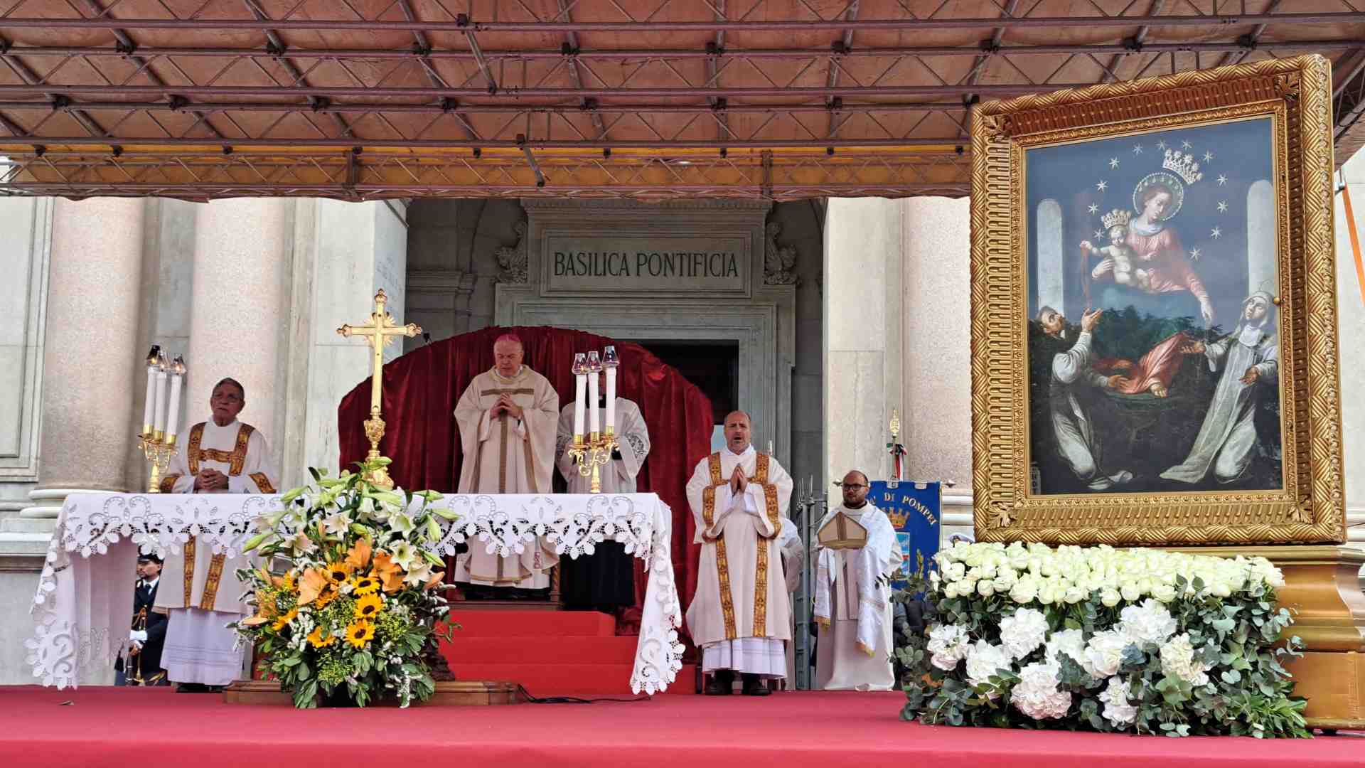 Immagine di Alla Supplica si invoca la pace nel mondo in sintonia con il Papa