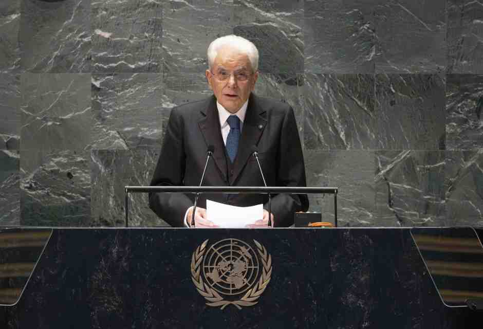 &nbsp;Sergio Mattarella - foto LaPresse
