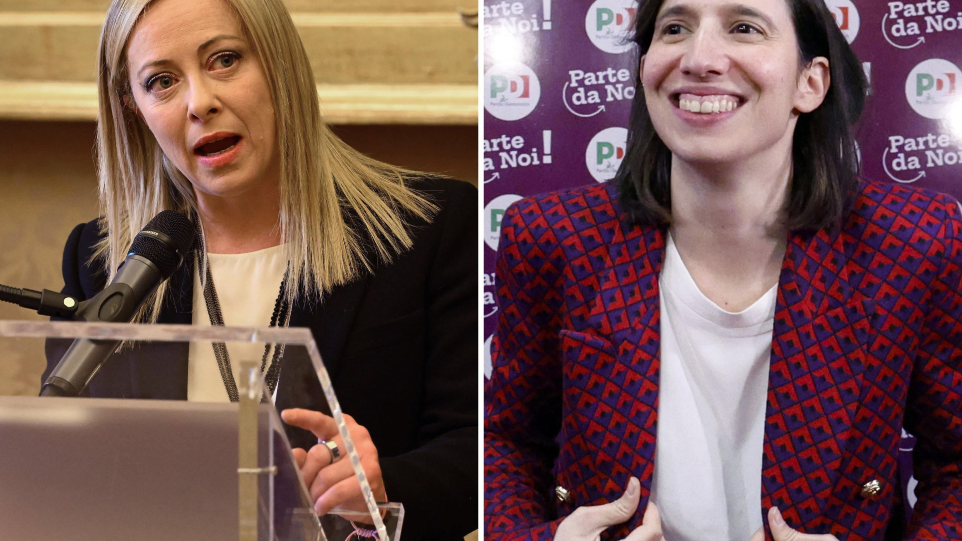 Immagine di Lavoro, diritti, guerra, Europa: Elly e Giorgia due Italie a confronto