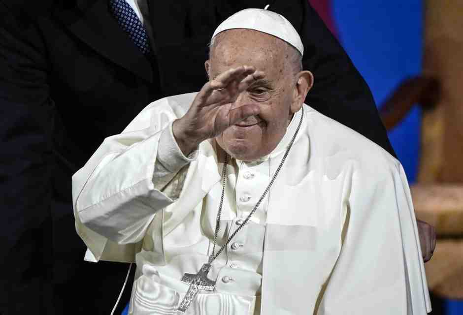 Papa Francesco (foto LaPresse)