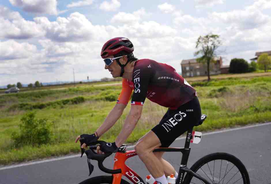 Geraint Thomas, capitano della Ineos Grenadiers al Giro d'Italia 2024 e principale rivale di Tadej Pogacar (foto LaPresse)