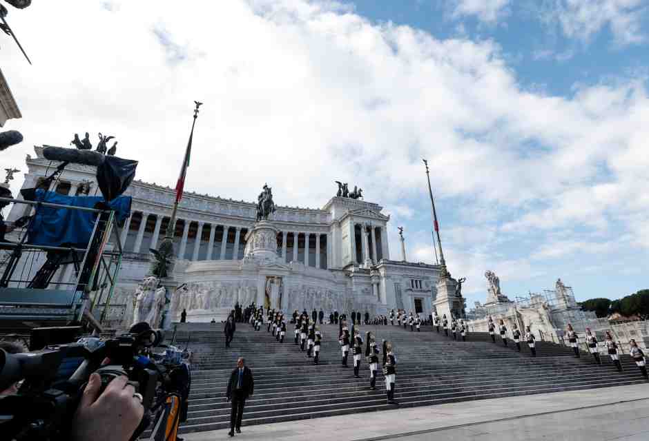 &nbsp;L'altare della patria - foto Ansa
