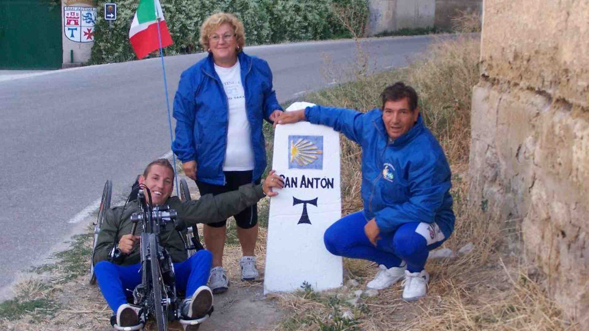 Immagine di «In hand-bike sul Cammino di Santiago ho cambiato la vita della mia famiglia»