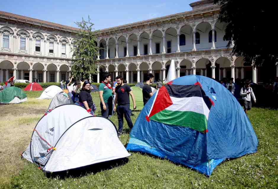 Statale, più voti meno tende contro Israele. La "acampada" che non convince gli studenti
