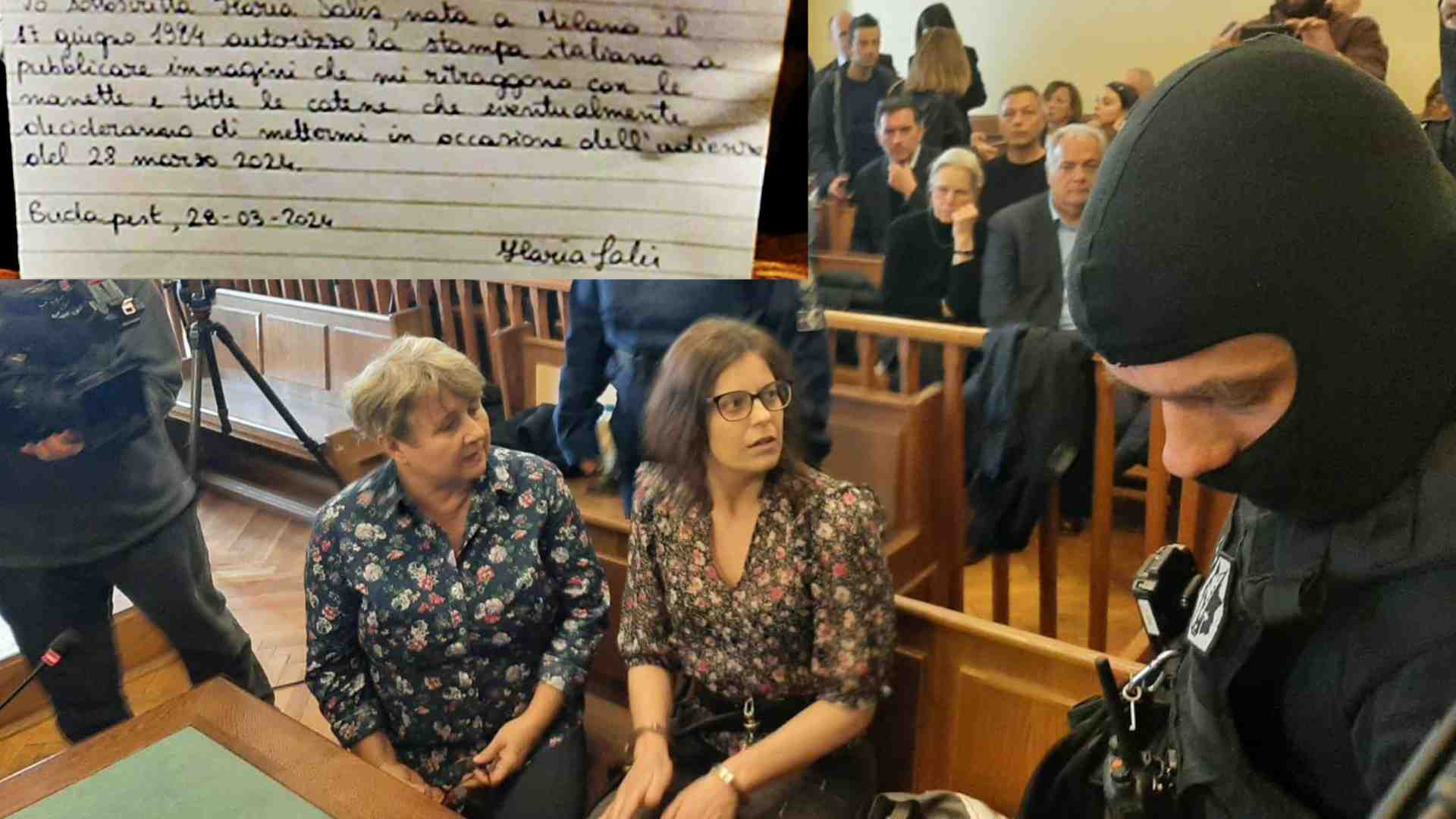 Immagine di Ilaria Salis ai domiciliari a Budapest. Verso il rientro in Italia?