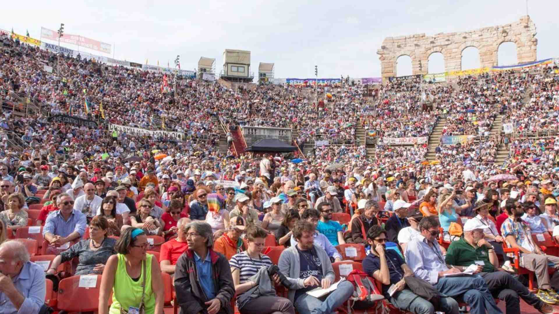 Immagine di Sarà un’Arena di pace che abbraccerà la giustizia