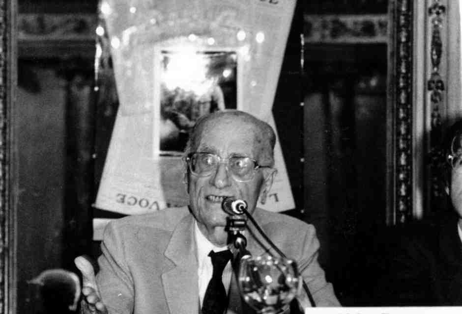 Indro Montanelli (foto LaPresse)