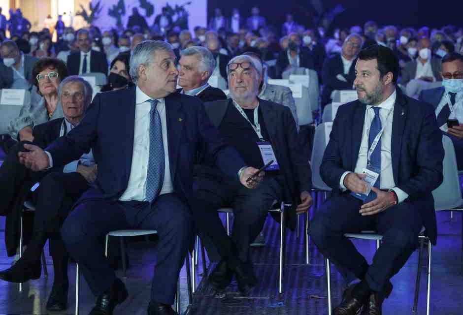 Antonio Tajani e Matteo Salvini - foto Ansa