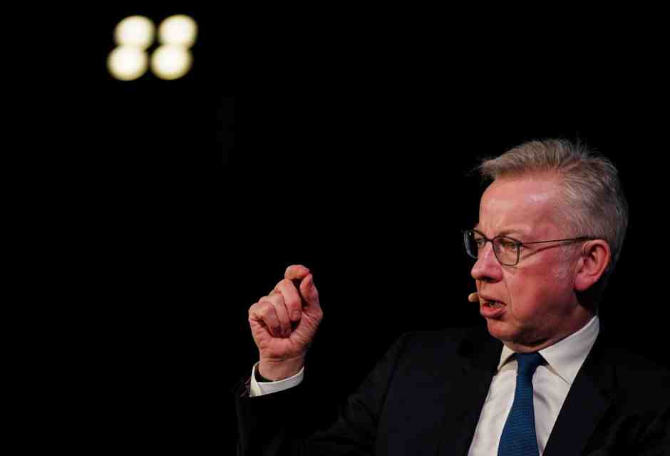 &nbsp;Il ministro per le pari opportunita britannico Michael Gove - foto via Getty Images