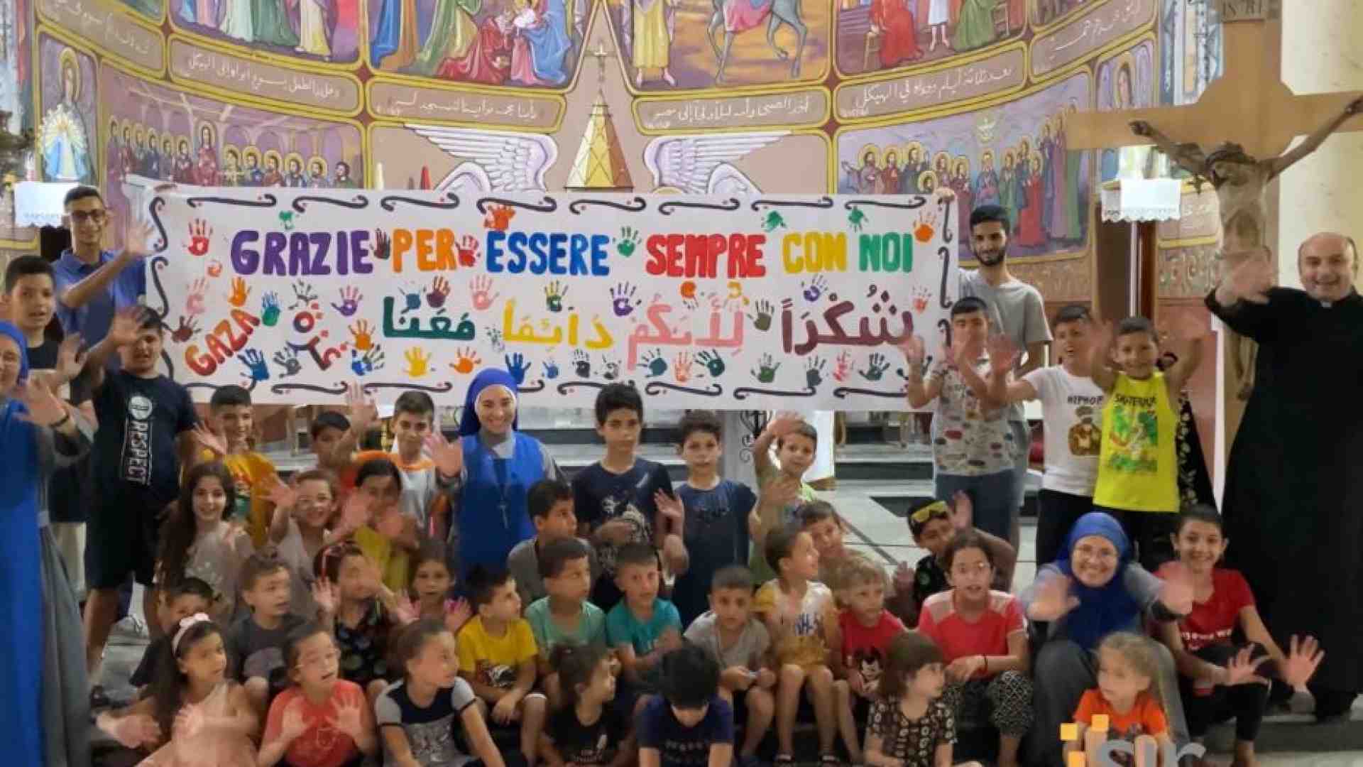 Immagine di Il video saluto dei bambini di Gaza al Papa