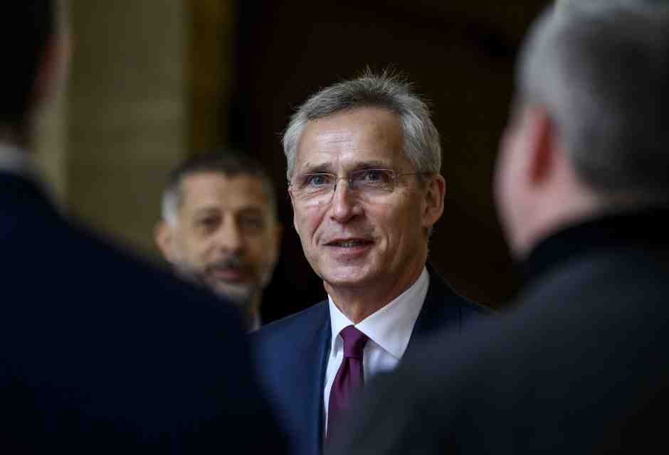 &nbsp;Il segretario generale della Nato Jens Stoltenberg - foto via Getty Images