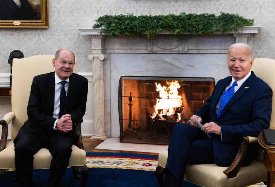 &nbsp;Joe Biden e Olaf Scholz - foto Ansa