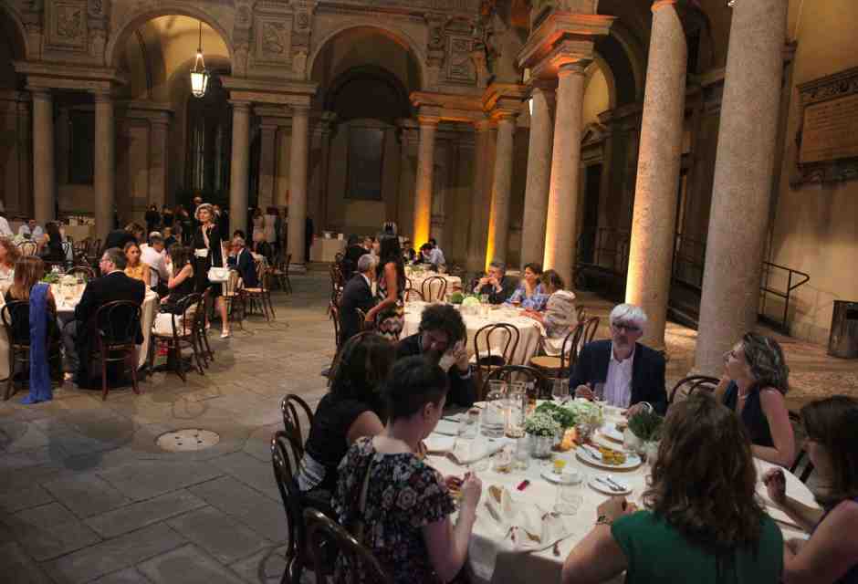&nbsp;Alcuni membri della giuria del Premiolino nella cerimonia del 2017 a Milano - foto LaPresse