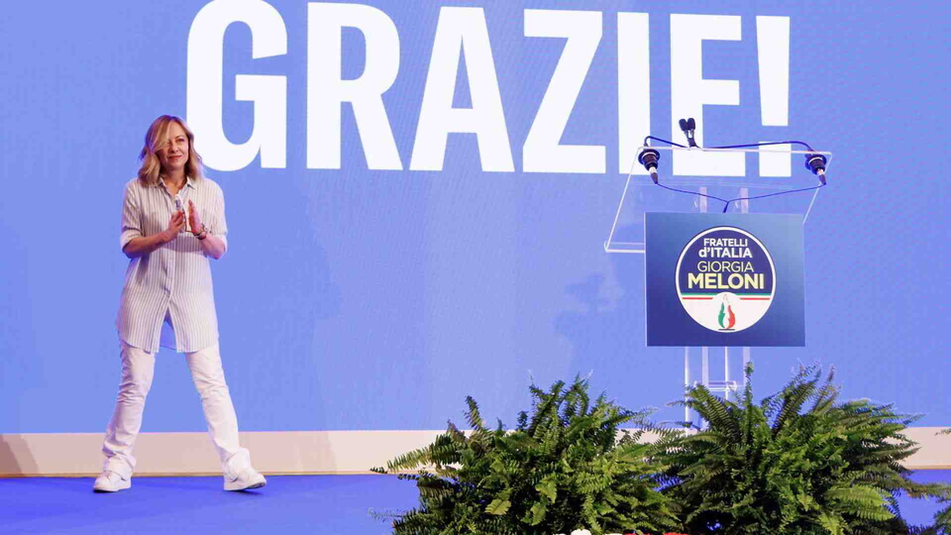 Immagine di Meloni va al G7 in Puglia sotto steroidi (elettorali)