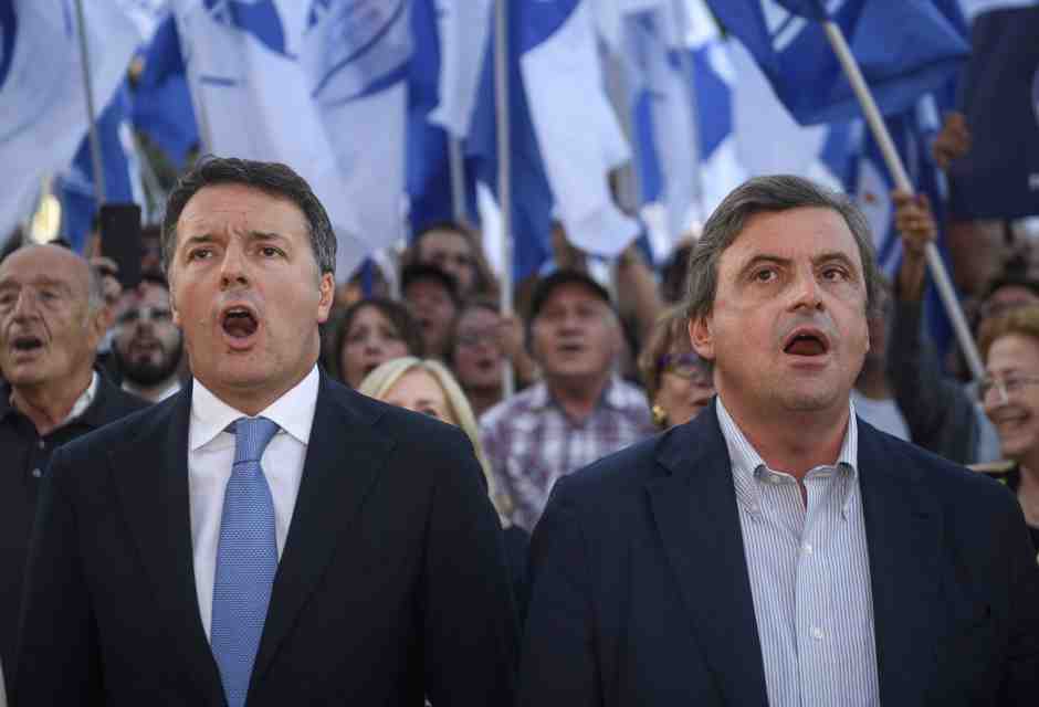 Matteo Renzi e Carlo Calenda - foto via Getty Images&nbsp;