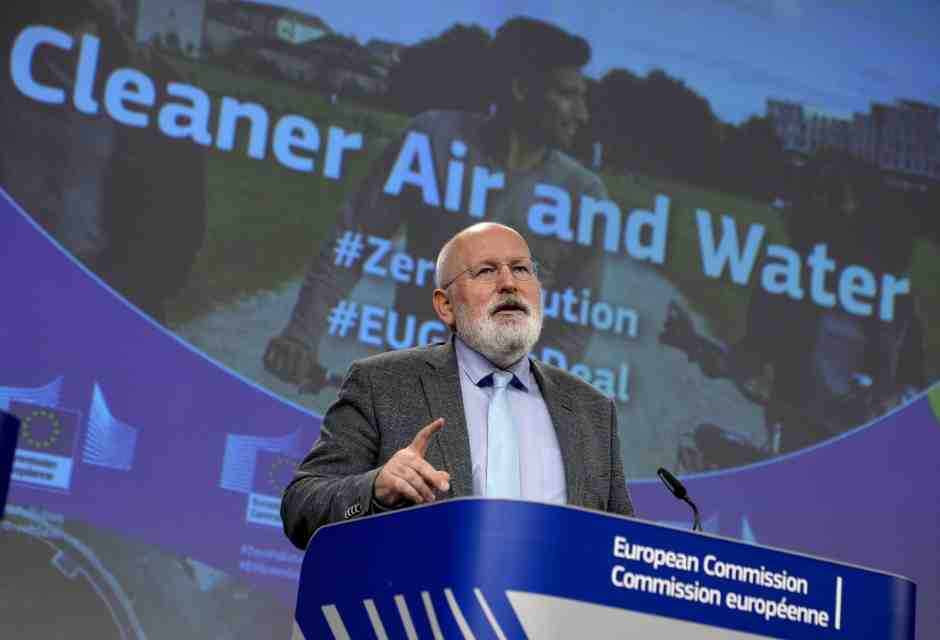 LaPfreIl commissario europeo per il Grean deal, Frans Timmermans (LaPresse)<br />