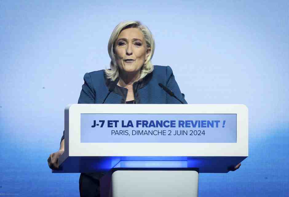 &nbsp;Marine Le Pen - foto LaPresse
