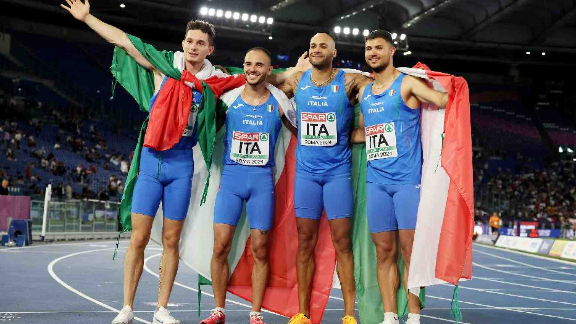 Immagine di Italia record: oro nella 4x100, Iapichino argento nel lungo come mamma Fiona