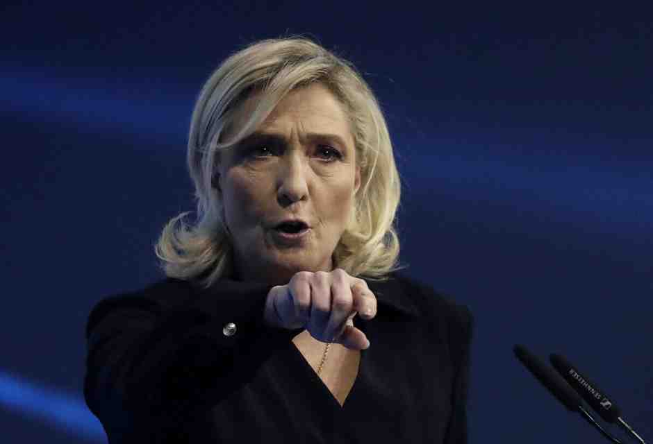 Marine Le Pen (foto Epa, via Ansa)